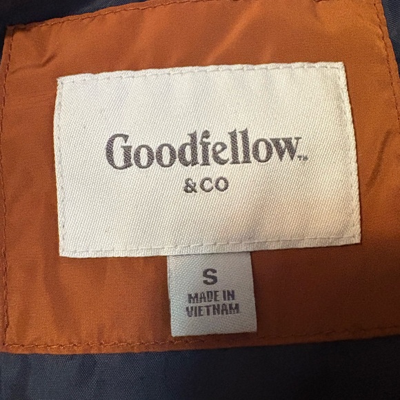 Goodfellow & Co Brown Puffer zip Vest Women’s S - Picture 2 of 7
